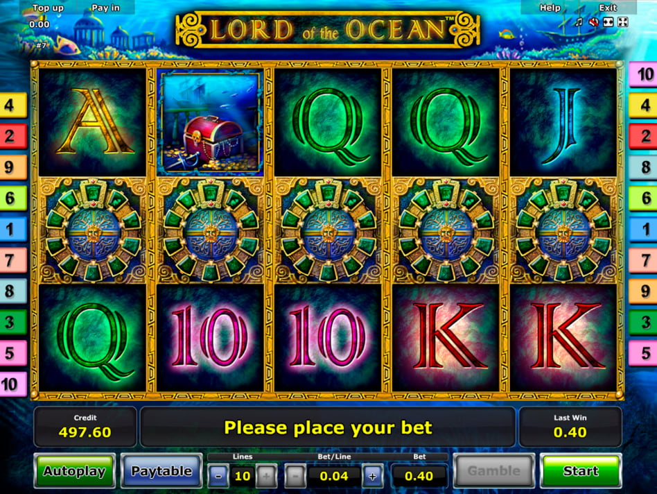 Lord of ocean slot free coins
