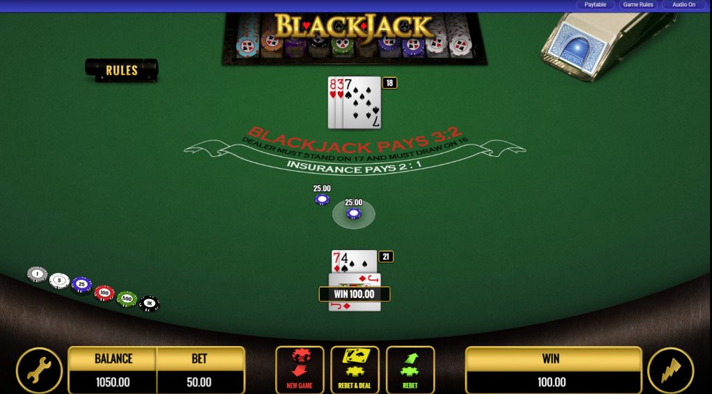 Live blackjack unibet